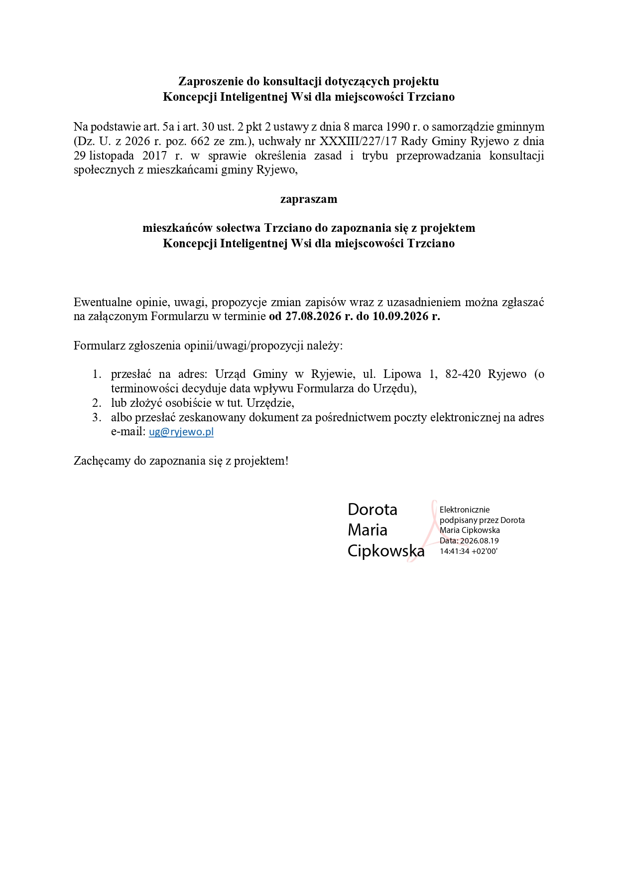 KIW_ogłoszenie_o_konsultacjach_projektu_Trzciano_podpisane_page-0001