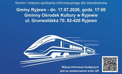 Zdjęcie do Spotkanie informacyjne dot. Budowa linii kolejowej nr 5 i 242 na odc. Grochowalsk - Grudziądz - Warlubie oraz Grudziądz - Gdańsk