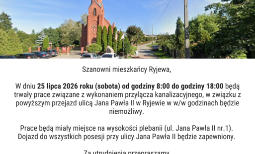 Zdjęcie do Utrudnienia w ruchu - ul. Jana Pawła II